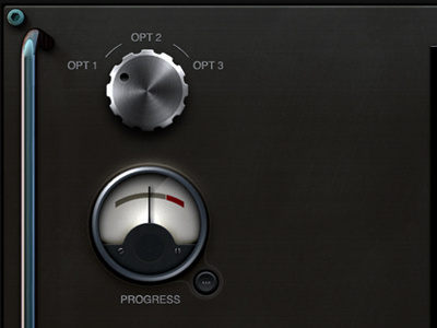 Rack knob metal music rack texture ui ux vu