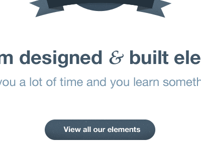 Designed & Built blue more blue personal webapp