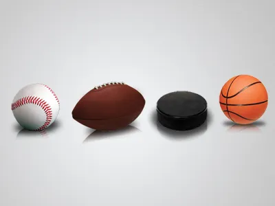 Sports Shot baseball basketball dribbble football graphics hockey icons sports