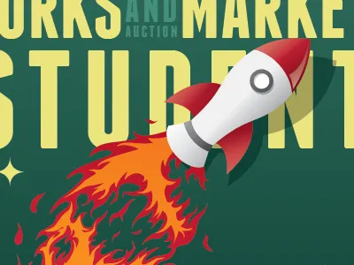 RRC Art Auction art coaches loupe design illustration poster rrc