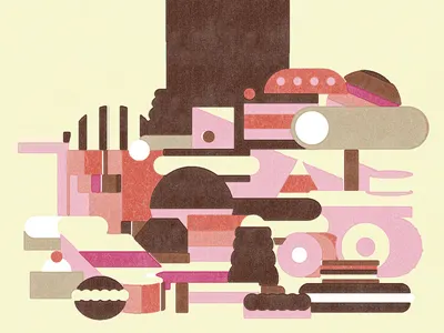 beer over sweets beer cakes illustration sweets vintage