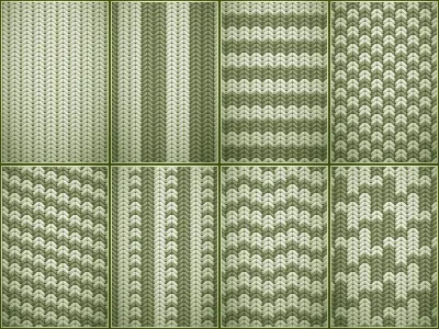 Knitted Seamless Patterns fabric illustrator pattern seamless texture vector