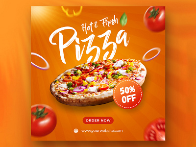 Pizza Ads Design creativeshowcase