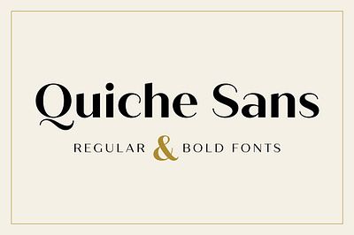 Quiche Sans Regular & Bold Fonts beautiful branding clothes contemporary contrast didone elegant fashion high contrast magazine modern monoline packaging pretty professional quiche sans regular bold fonts style