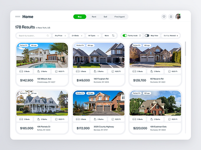 Real estate web app appartment design listing product product design property real estate real estate app real estate ui real estate web app real estate website realestate realtor ui ui design uiux ux ux design web app