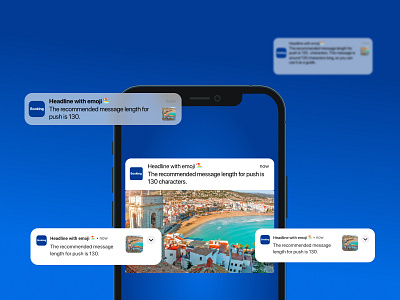 Push notifications design system for Booking.com android design library design system figma ios marketing mobile mobile design patterns push push notification ui design ux design