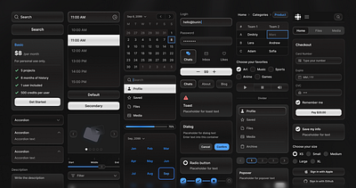 Frames X 2.9: Setting a Benchmark for a UI Kit branding design design kit design system figma figma ui kit interface ui ui components ui kit ui system ux