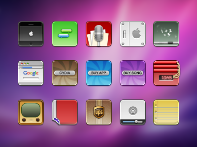 Blaze icons iphone theme