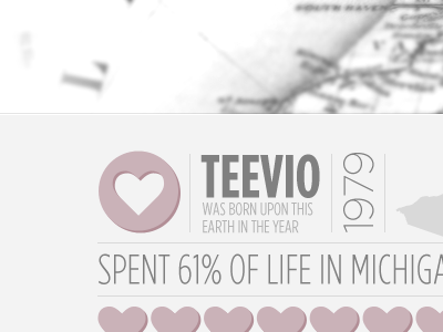 Born Upon This Earth hearts life map michigan portfolio teev.io teevio