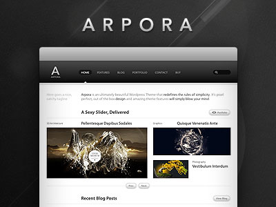 Arpora Wordpress Theme portfolio wordpress theme