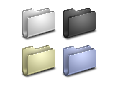 Folders aluminum folder folders icon icons