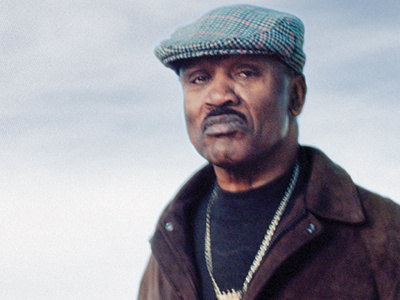 Smoking Joe Frazier 4x5 fighter old school photography poster pshop