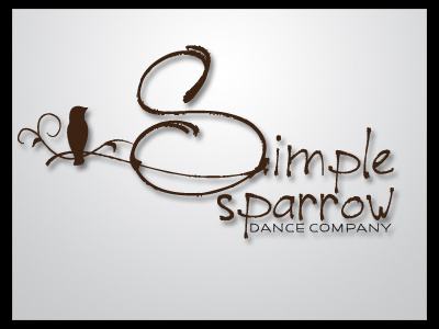 Simple Sparrow Logo branding concept design drawing identity illustration illustrator logo portfolio