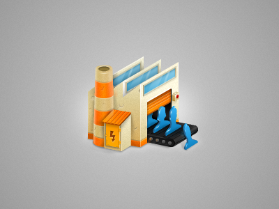 factory icon illustration