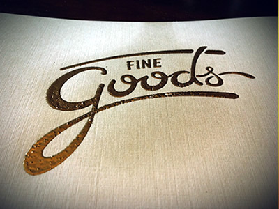 Gold Emboss Stamp on Linen embossed gold linen stamp