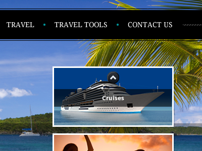 Travel Site design droid sans droid serif resim travel ui web