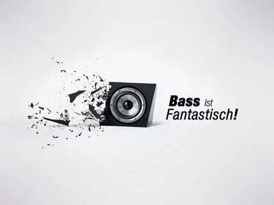 Bass Ist Fantastisch design icon logo photoshop web