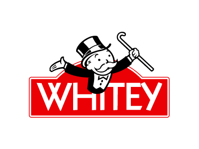 Filthy rich art black politics red satire street whitey