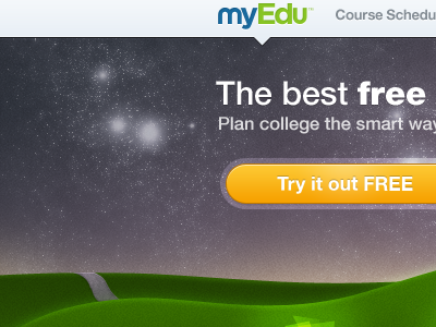 Night Time button grass grass night home page myedu night orange try ui