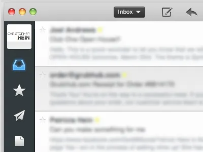 Sparrow Inbox Button inbox rebound sparrow