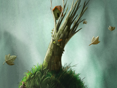 tree book children illustration tree