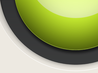 mystery orb app green iphone piechart shadow texture