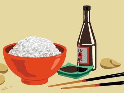 Rice Bowl illustration