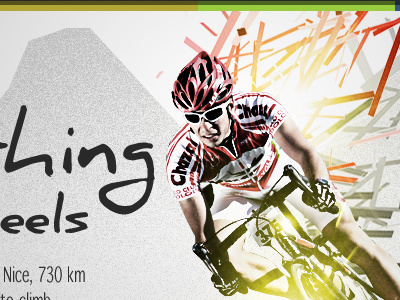 Haute Route site grab 2 cycling green retro texture yellow