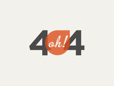 4 oh! 4 404 black error grey orange page red tan web