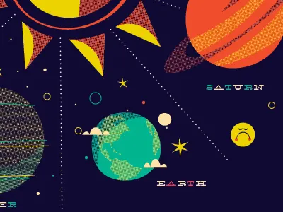 Solar System Tee frown planet pluto shirt