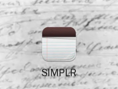 Notes brown crappy preview icon icons iphone lined notes paper simplr theme white