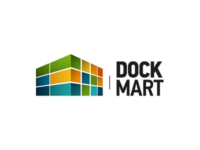 Dock Mart anchor design dock graphic harbor hyper logo market mart shipyard super symbol