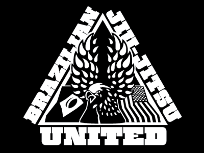 Brazilian Jiu-Jitsu United Logo brazilian eagle flag gravity jiu jitsu liberty bell supernova