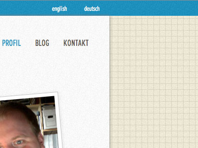 New website blog blue grid personal website portfolio white