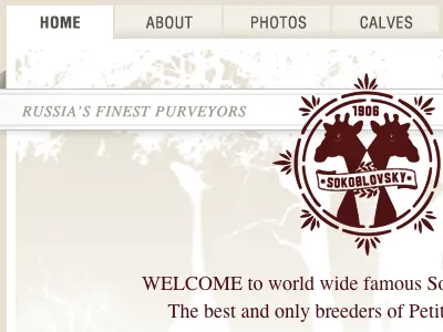 Petite Lap Giraffe css html php website