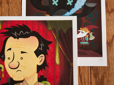 PRINTS! artprint bill murray giclee gnomes