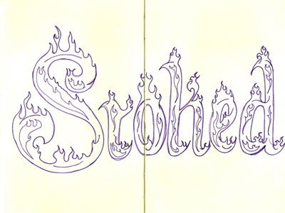 Stoked illustration lettering moleskine typography