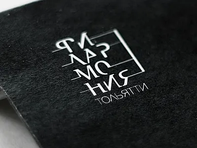 Togliatty Philarmonic black branding identity logo