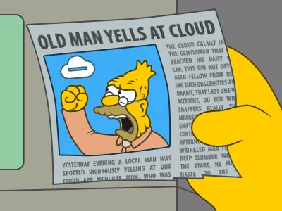 Abe vs Daily Upload Limit cartoon cloud cloudapp simpsons the simpsons