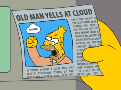 Abe vs Daily Upload Limit cartoon cloud cloudapp simpsons the simpsons