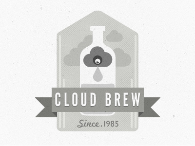 Cloud Brew bottle brew cloud label