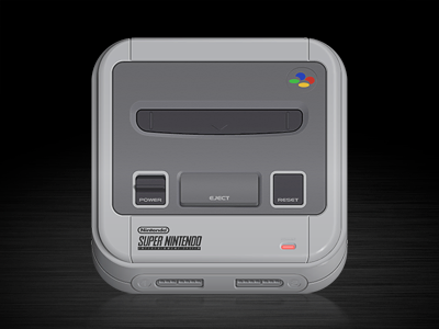 SNES Icon icon illustrator ios iphone nintendo snes super