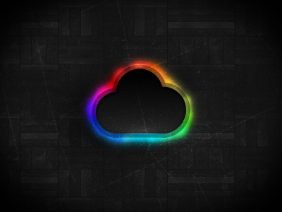 Sun behind the storm cloud