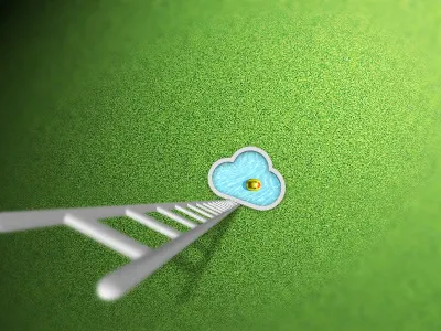 Dive in! cloud pool rubber ducky