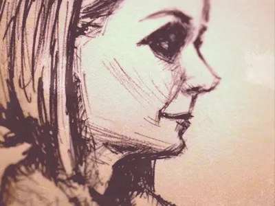 margot drawing margot sketch tenenbaum