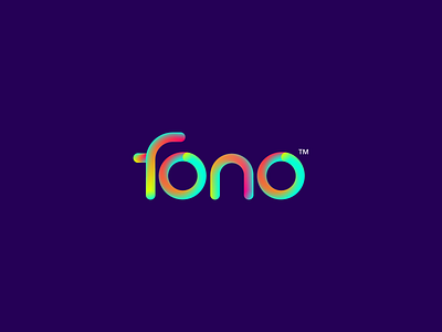 Fono : Amplify Your Vibe branddesign brandidentity branding colorful colorgradient gradientlogo graphic design logo moderndesign pop popart trendy trendylogo