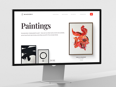 Exploring digital galleries 🖼️ art cms digital gallery gallery graphic design grid layout minimal painting webdesign