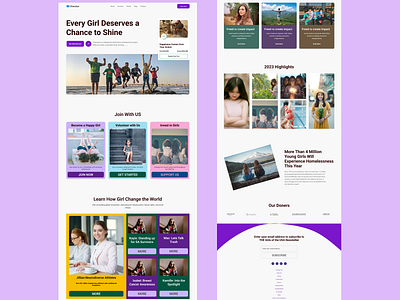 Non-Profit organization landing page branding design ecommerce figma landingpage nonprofit organization webdesign website