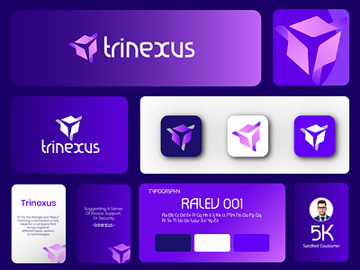 Trinexus Logo Design app icone badge badge logo blackchin logo branding coin logo creative logo crypto logo cryptocurrency logo defi design graphic design icone identity illustration lettering logo mark minimal unique