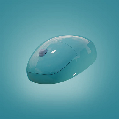 A computer mouse 3d animation